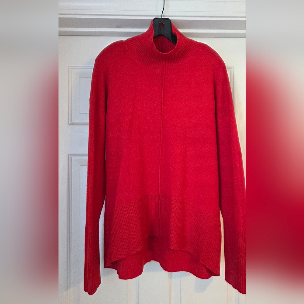 French Connection L Turtle Neck High-low Sweater